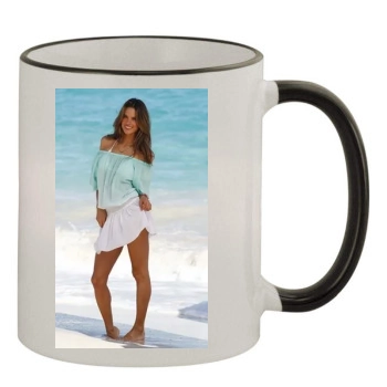 Alessandra Ambrosio 11oz Colored Rim & Handle Mug