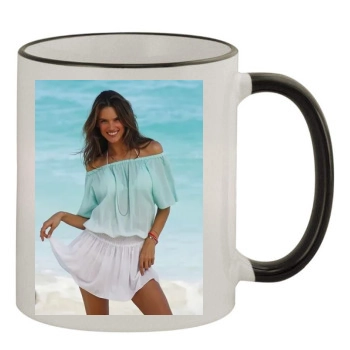 Alessandra Ambrosio 11oz Colored Rim & Handle Mug