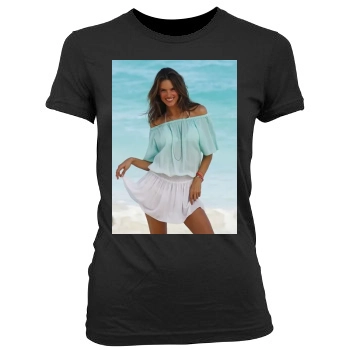 Alessandra Ambrosio Women's Junior Cut Crewneck T-Shirt