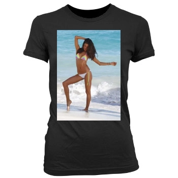 Alessandra Ambrosio Women's Junior Cut Crewneck T-Shirt