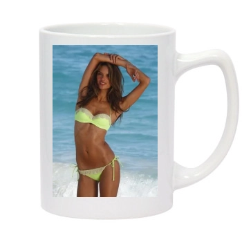 Alessandra Ambrosio 14oz White Statesman Mug