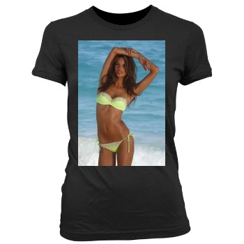 Alessandra Ambrosio Women's Junior Cut Crewneck T-Shirt