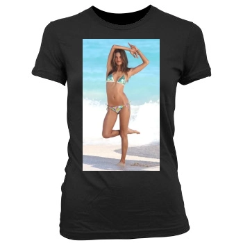 Alessandra Ambrosio Women's Junior Cut Crewneck T-Shirt