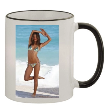 Alessandra Ambrosio 11oz Colored Rim & Handle Mug