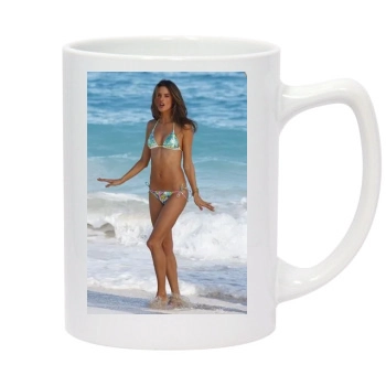 Alessandra Ambrosio 14oz White Statesman Mug