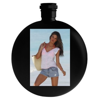 Alessandra Ambrosio Round Flask