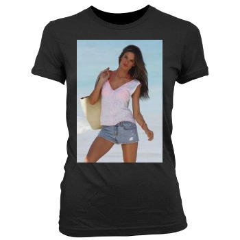 Alessandra Ambrosio Women's Junior Cut Crewneck T-Shirt