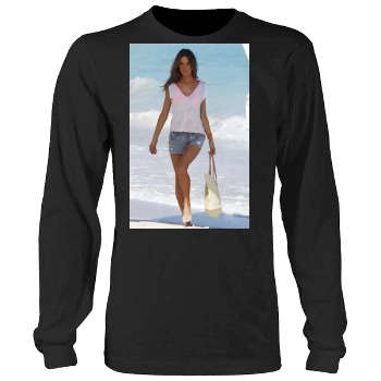 Alessandra Ambrosio Men's Heavy Long Sleeve TShirt