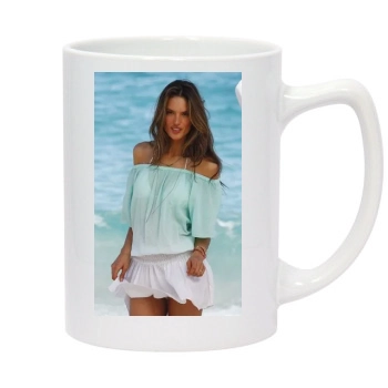 Alessandra Ambrosio 14oz White Statesman Mug