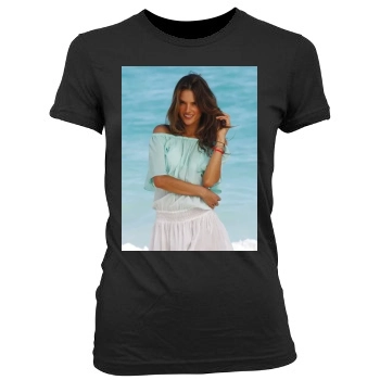 Alessandra Ambrosio Women's Junior Cut Crewneck T-Shirt