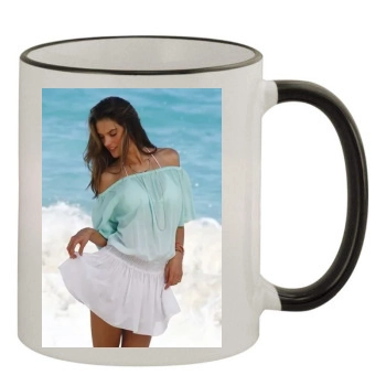 Alessandra Ambrosio 11oz Colored Rim & Handle Mug