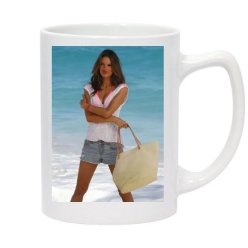 Alessandra Ambrosio 14oz White Statesman Mug