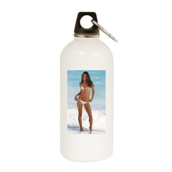 Alessandra Ambrosio White Water Bottle With Carabiner