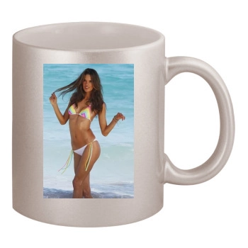 Alessandra Ambrosio 11oz Metallic Silver Mug