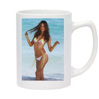 Alessandra Ambrosio 14oz White Statesman Mug