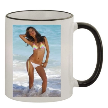 Alessandra Ambrosio 11oz Colored Rim & Handle Mug