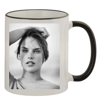 Alessandra Ambrosio 11oz Colored Rim & Handle Mug