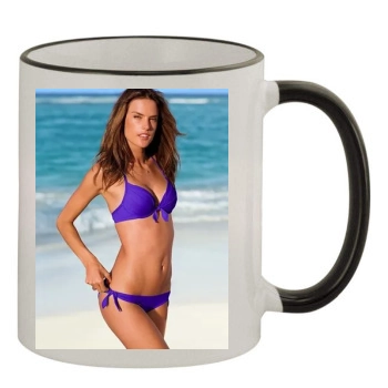 Alessandra Ambrosio 11oz Colored Rim & Handle Mug