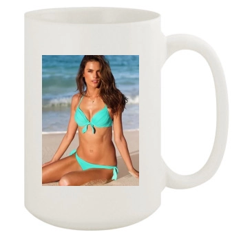 Alessandra Ambrosio 15oz White Mug