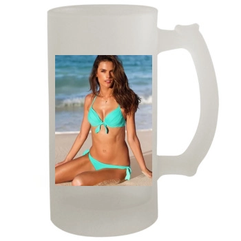 Alessandra Ambrosio 16oz Frosted Beer Stein