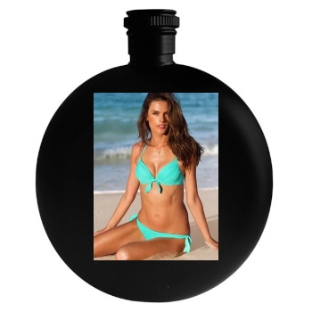 Alessandra Ambrosio Round Flask