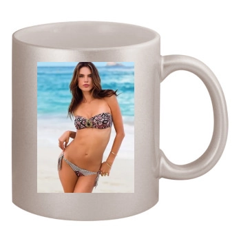 Alessandra Ambrosio 11oz Metallic Silver Mug