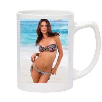 Alessandra Ambrosio 14oz White Statesman Mug