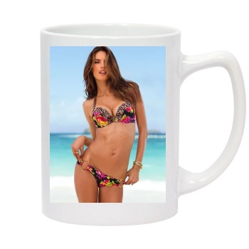 Alessandra Ambrosio 14oz White Statesman Mug