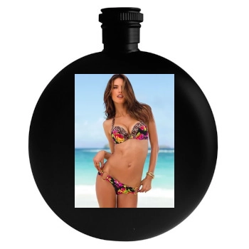 Alessandra Ambrosio Round Flask