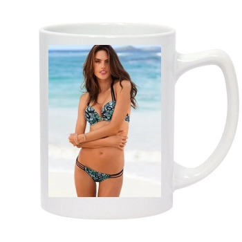 Alessandra Ambrosio 14oz White Statesman Mug