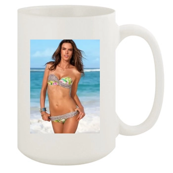 Alessandra Ambrosio 15oz White Mug