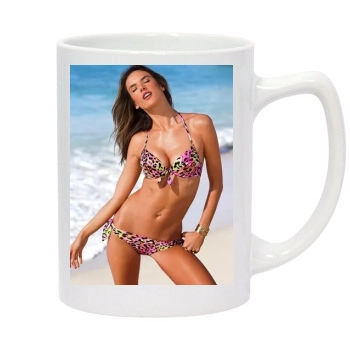 Alessandra Ambrosio 14oz White Statesman Mug