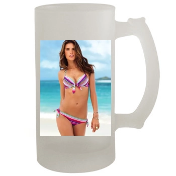 Alessandra Ambrosio 16oz Frosted Beer Stein