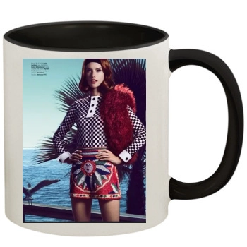 Alessandra Ambrosio 11oz Colored Inner & Handle Mug