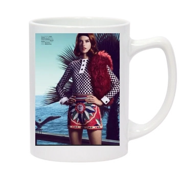 Alessandra Ambrosio 14oz White Statesman Mug