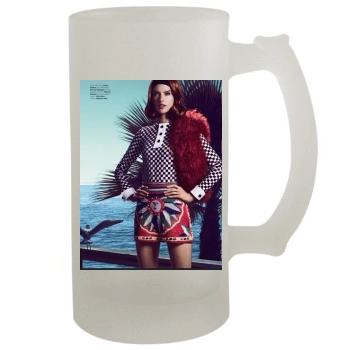 Alessandra Ambrosio 16oz Frosted Beer Stein