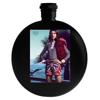 Alessandra Ambrosio Round Flask