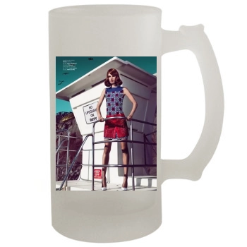 Alessandra Ambrosio 16oz Frosted Beer Stein