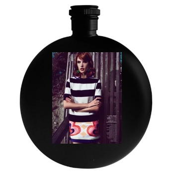 Alessandra Ambrosio Round Flask