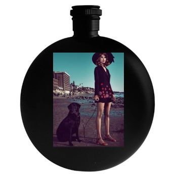 Alessandra Ambrosio Round Flask