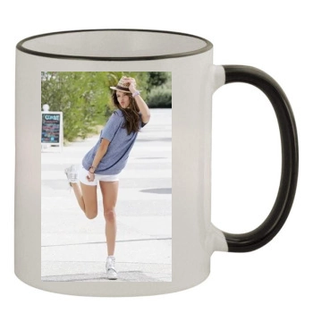 Alessandra Ambrosio 11oz Colored Rim & Handle Mug