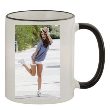 Alessandra Ambrosio 11oz Colored Rim & Handle Mug