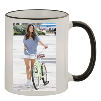 Alessandra Ambrosio 11oz Colored Rim & Handle Mug