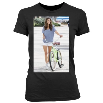 Alessandra Ambrosio Women's Junior Cut Crewneck T-Shirt