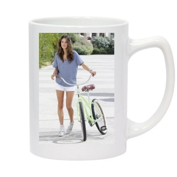 Alessandra Ambrosio 14oz White Statesman Mug