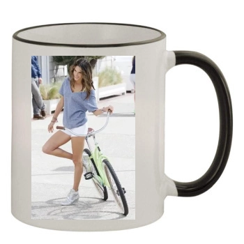 Alessandra Ambrosio 11oz Colored Rim & Handle Mug