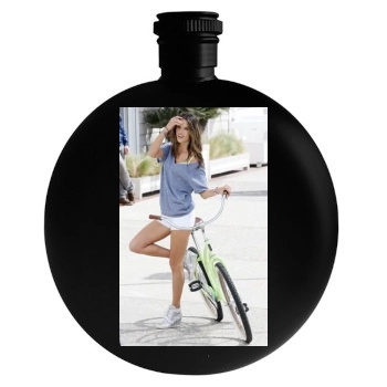 Alessandra Ambrosio Round Flask