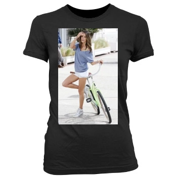 Alessandra Ambrosio Women's Junior Cut Crewneck T-Shirt