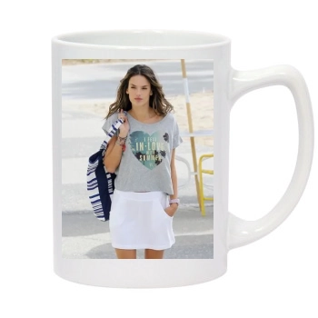 Alessandra Ambrosio 14oz White Statesman Mug