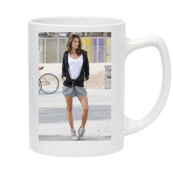 Alessandra Ambrosio 14oz White Statesman Mug